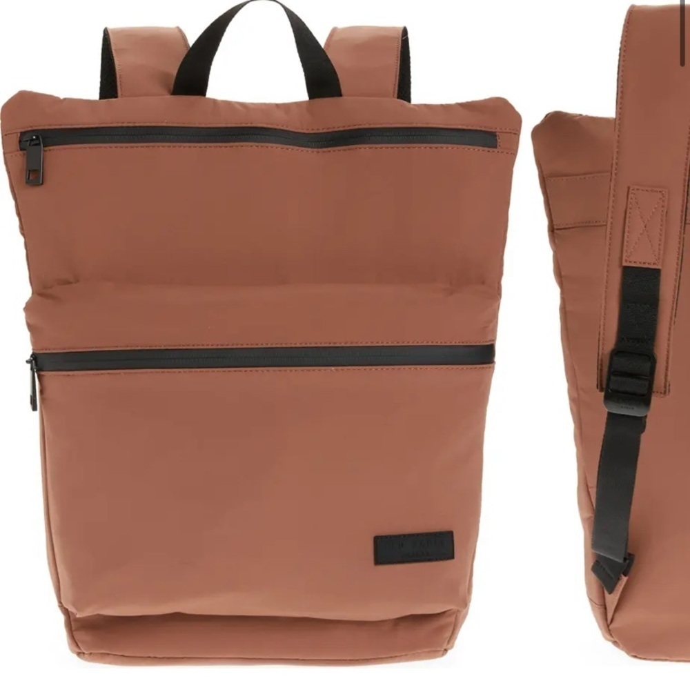 New Ted Baker Crayve Paper Touch Nylon Backpack